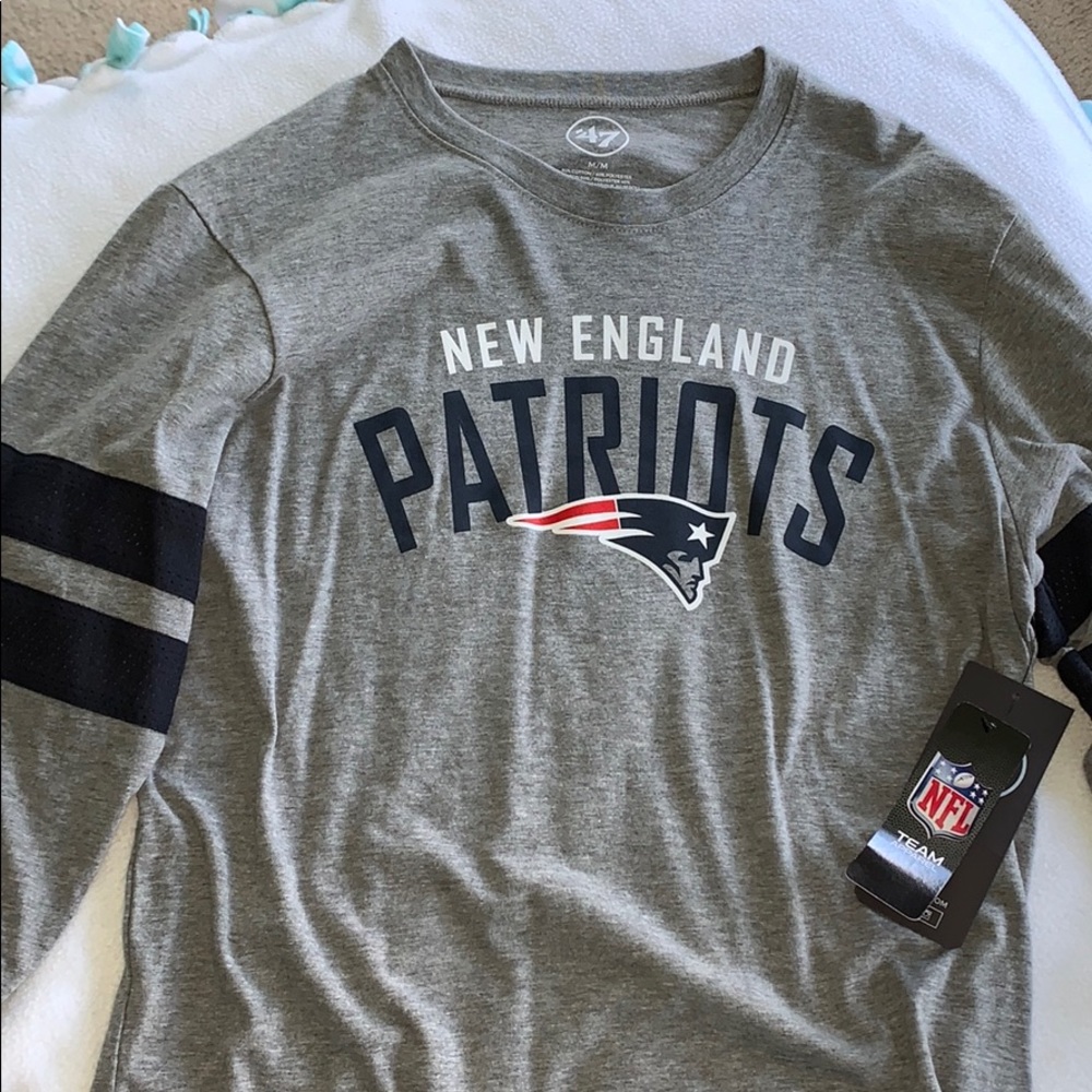 New England Patriots long sleeve tee size medium